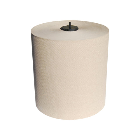 SunnyCare 5134 Kraft 1-Ply Hand Towel Roll, 7.75" x 700', 6 Rolls/Case