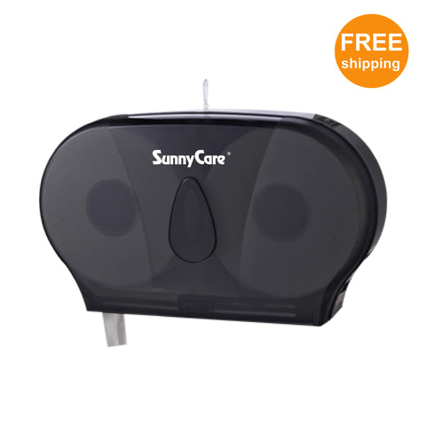 SunnyCare 8012W Jumbo Toilet Paper Dispenser – Black