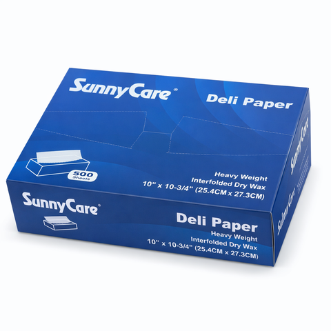 DH-10 Deli Paper, Interfolded Dry Wax, Standard Weight, 10" x 10-3/4", 5000 Sheets