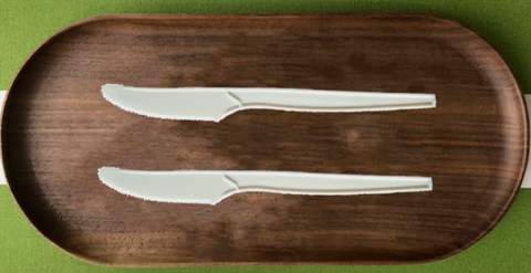 SunnyCare PLA055 Compostable 7.0" PLA Knives, 1000 Count