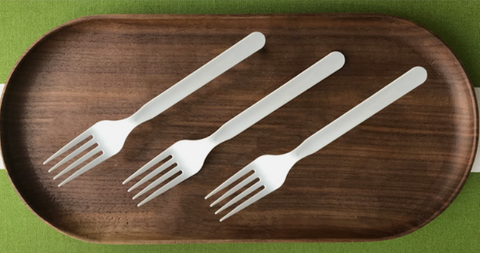 SunnyCare PLA053 Eco Compostable PLA Forks, 7", Heavy-Duty, BPA-Free, Plant-Based, 1000 Forks/Case