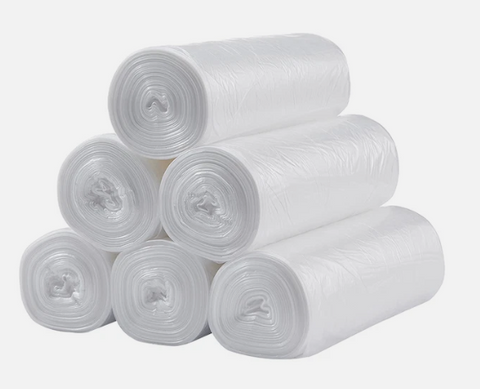 SunnyCare CLEAR3658 Low Density Can Liners, 55 Gallon, 1.5 Mil, 36″ × 58″, Clear, 100 Bags/Case