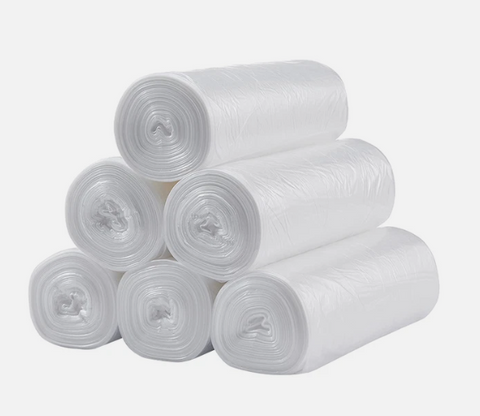 SunnyCare 365820B Low Density Can Liners, 55 Gallon, 1.5 Mil, 36″ × 58″, Clear, 100 Bags/Case