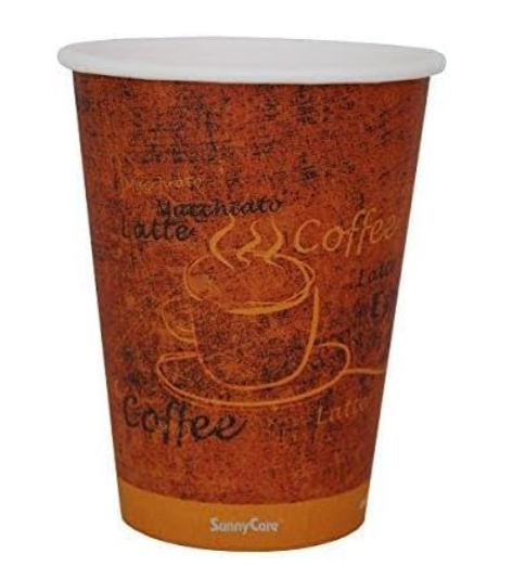1003B 12oz Printed Paper Hot Cup (20sleeves of 50cups) 1000Count