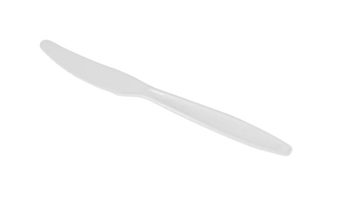 155W White Heavy Duty PS Knives 50pcs/bag 20bag/cs 1000Count