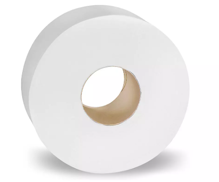 SunnyCare 5210 1.8mm Small Coreless JRT Bathroom Tissue White 2-Ply 3.74" x 1000' 12 Rolls /Case