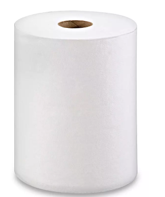 SunnyCare 5133P WhitePremium TAD 7.75''x 700'L White 1-Ply Paper Hand Towel Roll 6 rolls/Case