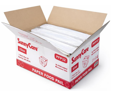 SunnyCare SW1212 Grease Resistant Sandwich Wrap, White, 12in x 12in, 5 x 1000 Sheets, Food Grade, Basket Lining, Wrapping
