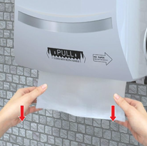 SunnyCare #8588W Paper Hand Roll Towels Dispenser ABS Plastics