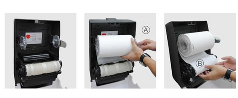 SunnyCare #8588W Paper Hand Roll Towels Dispenser ABS Plastics